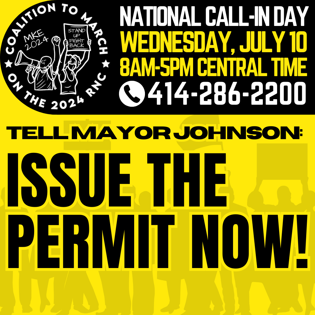 National Call-in Day Poster